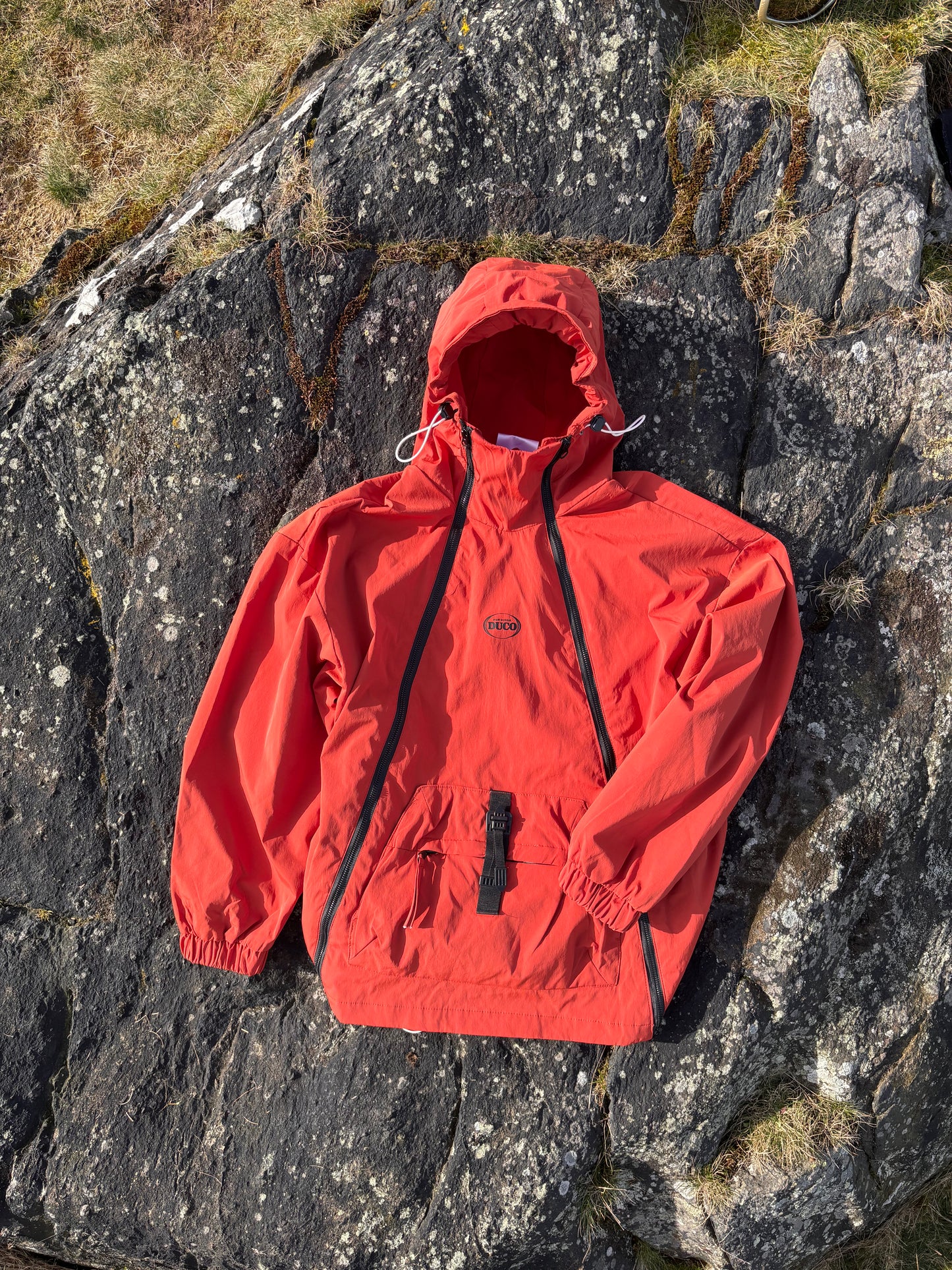 DUCO Double Zipper- Burnt Orange