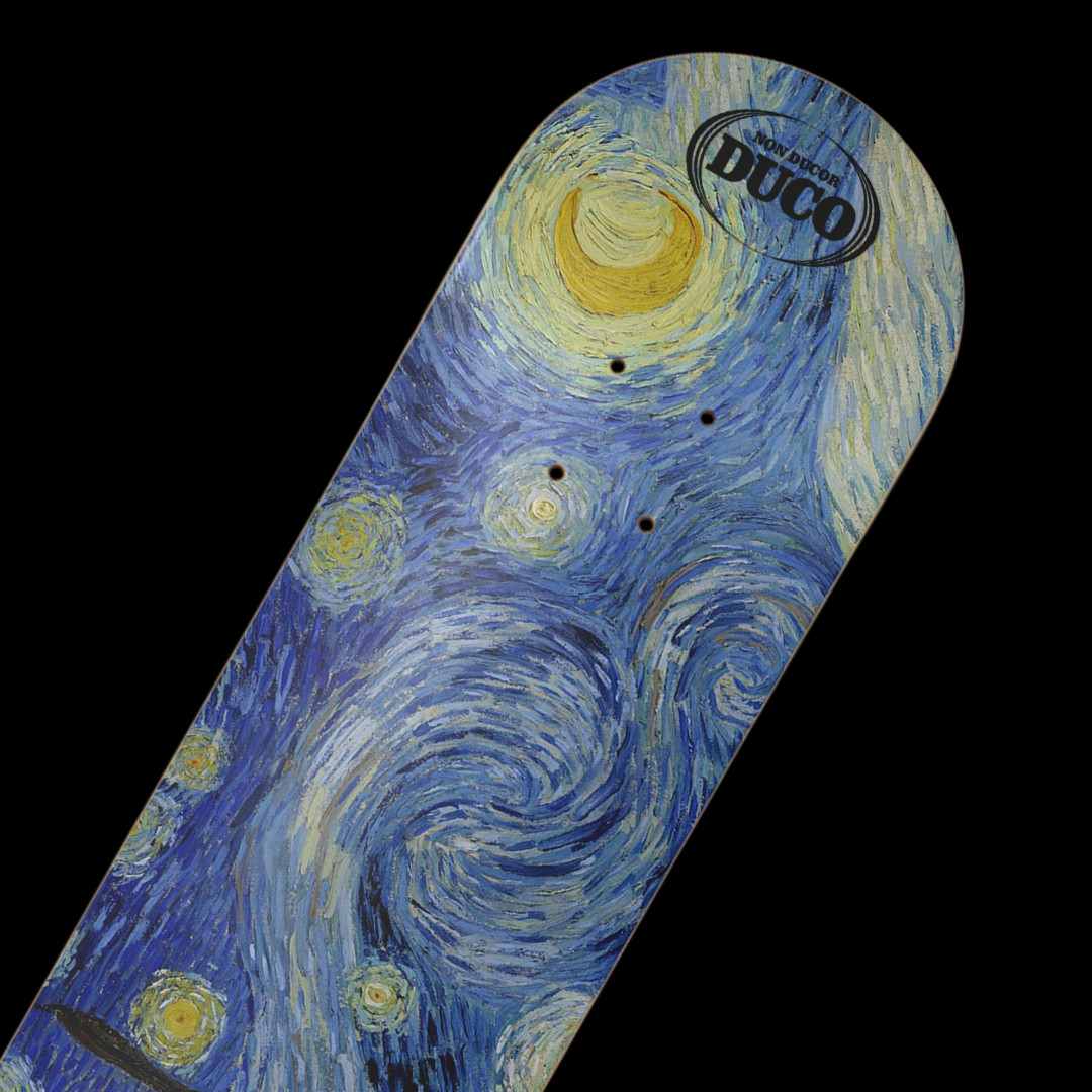 Duco Skateboard- Starry night