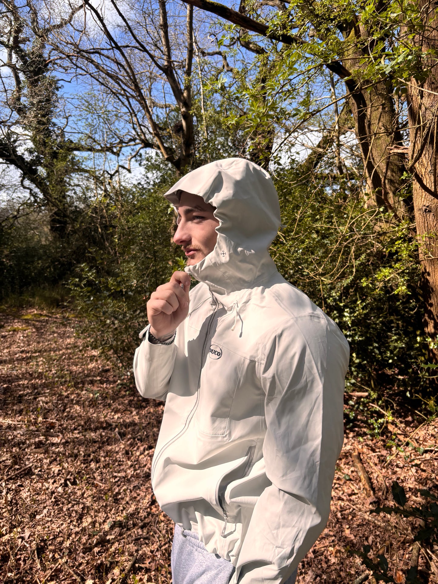 Peaked Jacket White