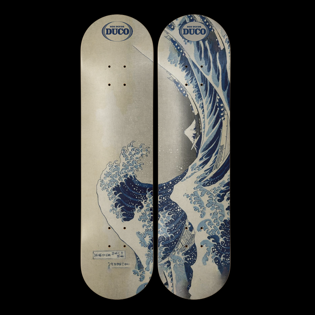 Duco Skateboard- The Great Wave