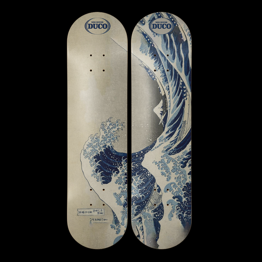 Duco Skateboard- The Great Wave