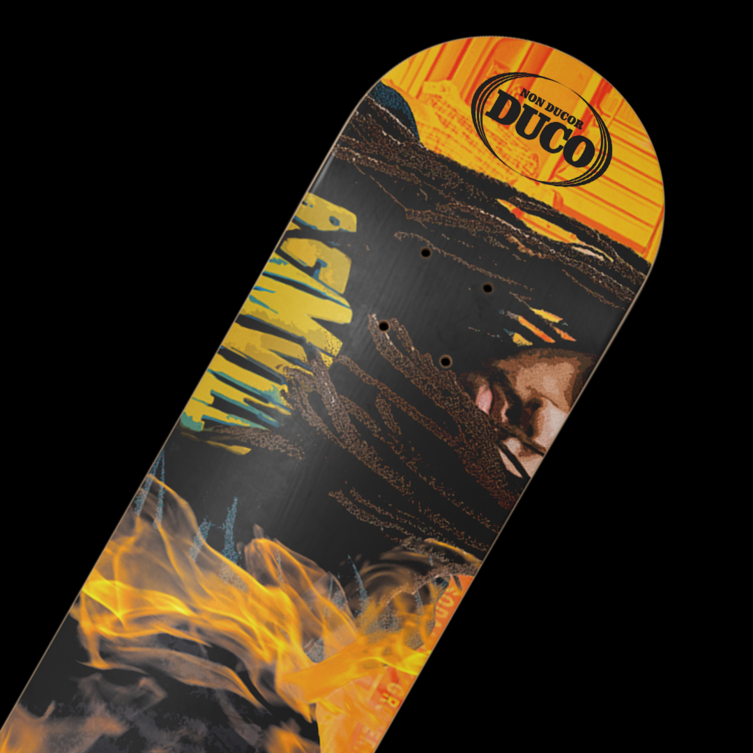 Duco Skateboard- J-cole+Kendrick