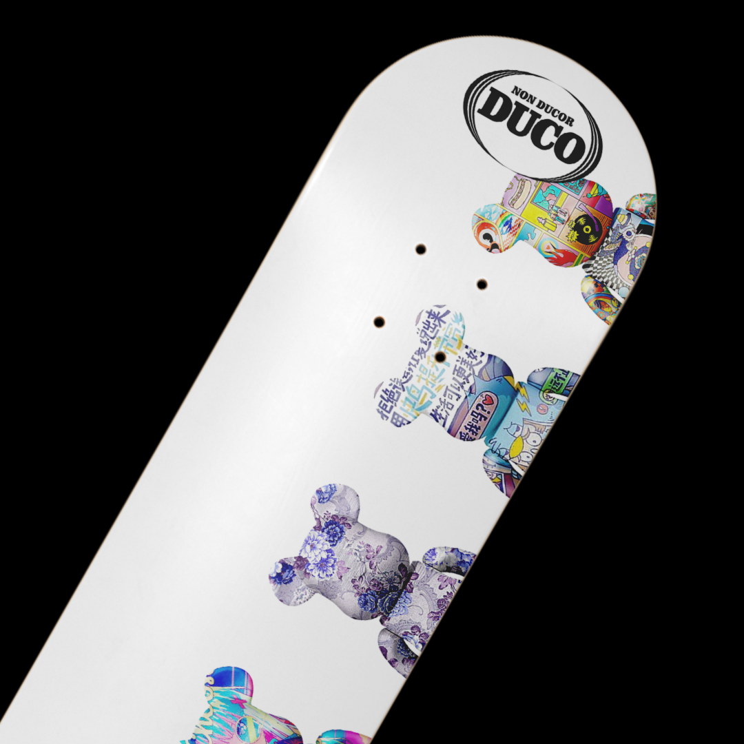 Duco Skateboard- Down For The Kaws