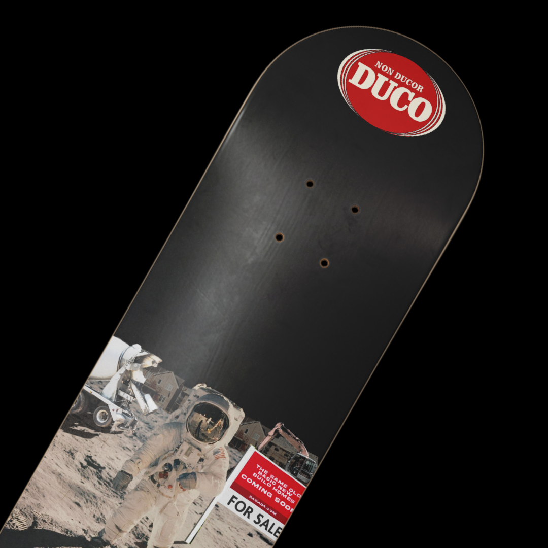 Duco skateboard- The Space Race