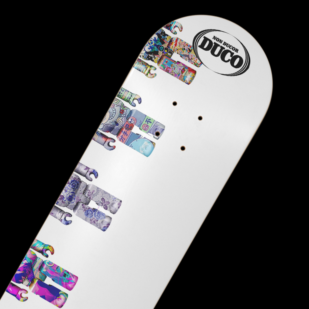 Duco Skateboard- Down For The Kaws