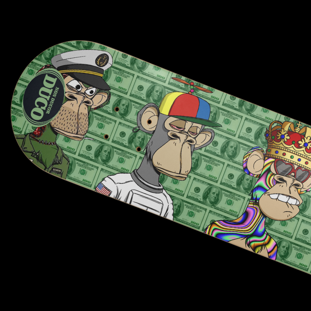 Duco Skateboard- Clean Green