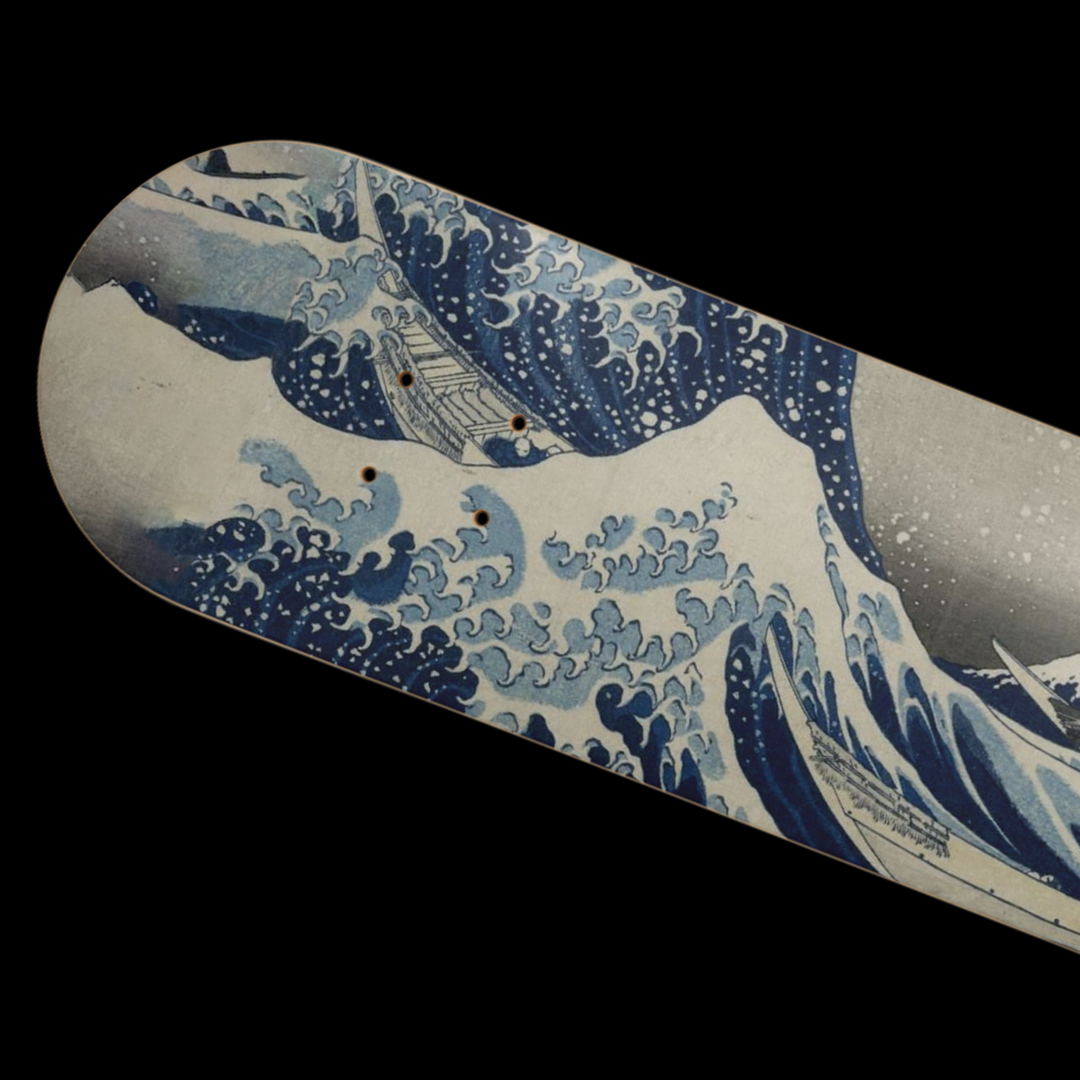 Duco Skateboard- The Great Wave