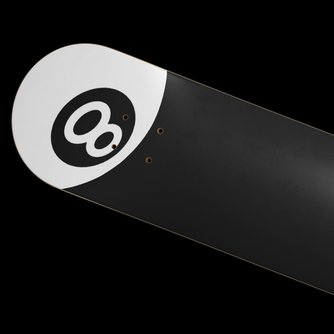Duco Skateboard- 8 baller
