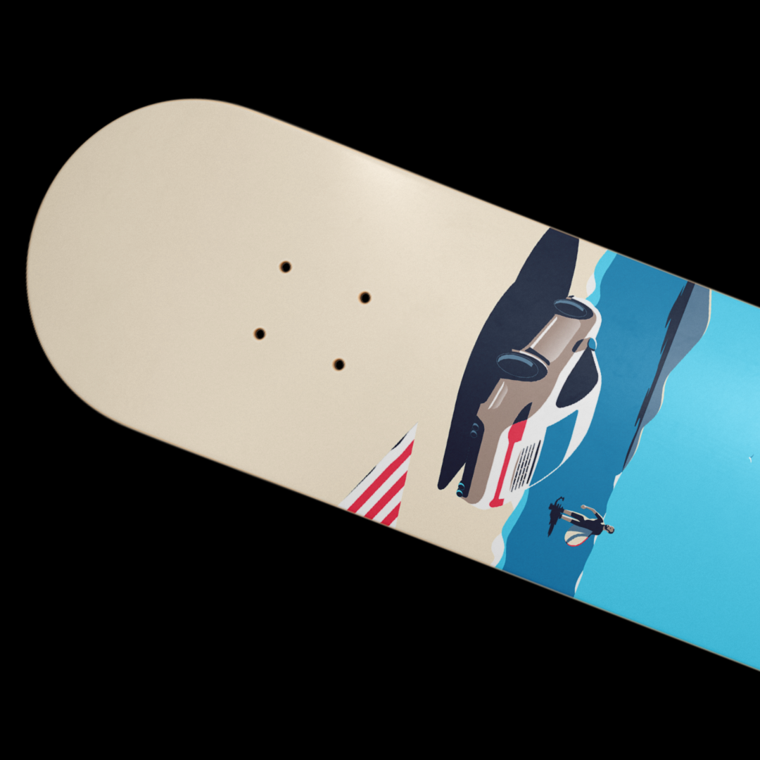 Duco Skateboard- Porsche Beach