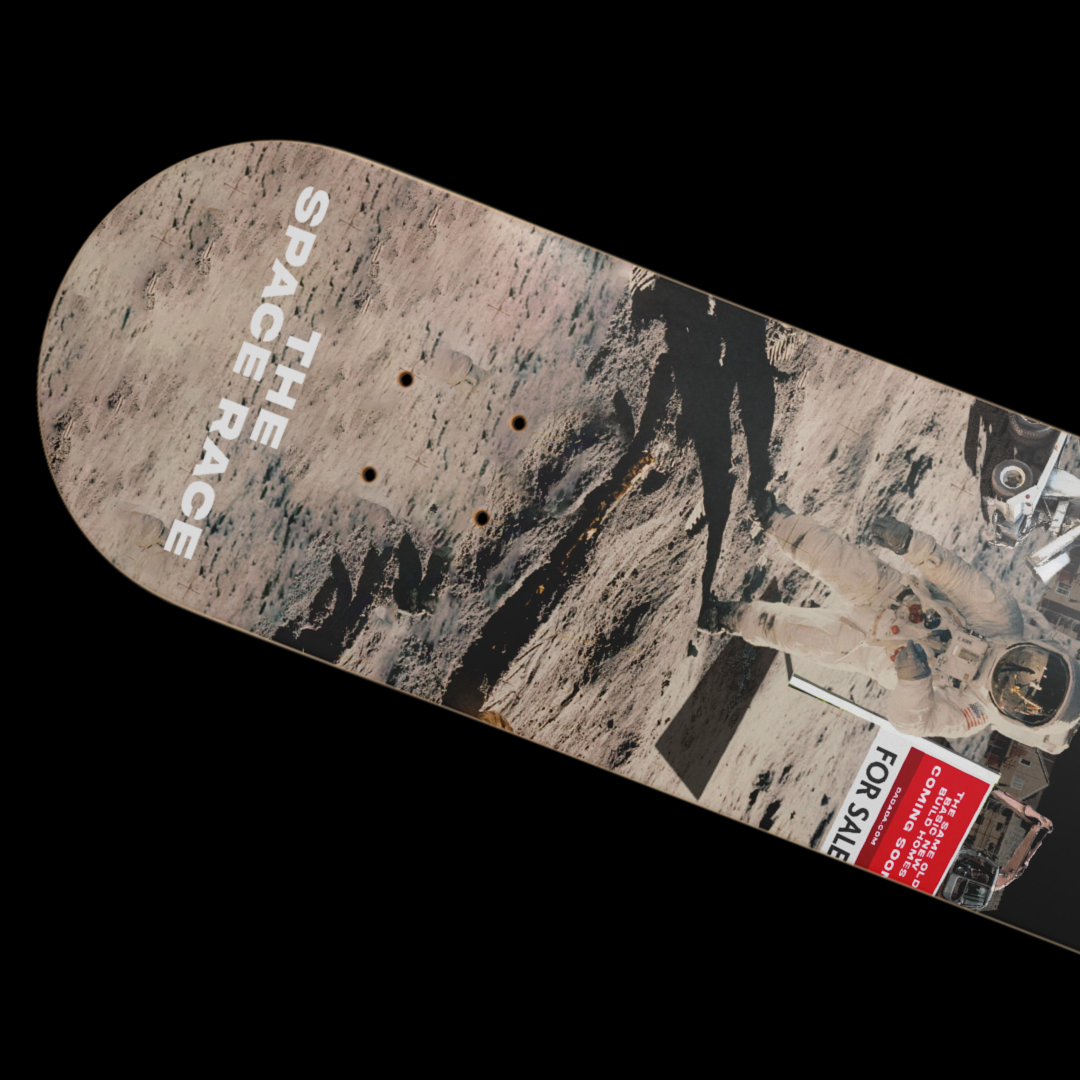 Duco skateboard- The Space Race