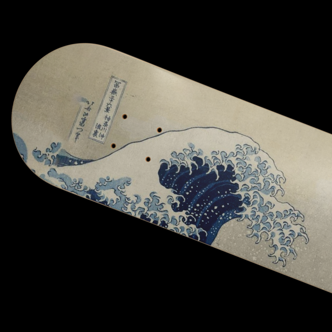 Duco Skateboard- The Great Wave