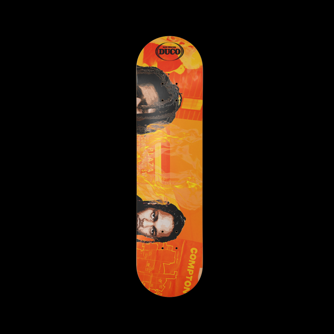 Duco Skateboard- J-cole+Kendrick