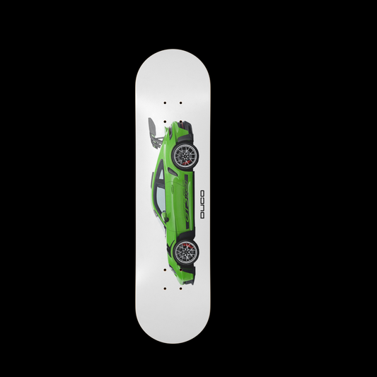 Duco Skateboard- Porsche 911 GT3 RS Green