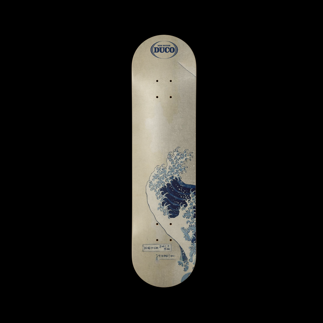 Duco Skateboard- The Great Wave