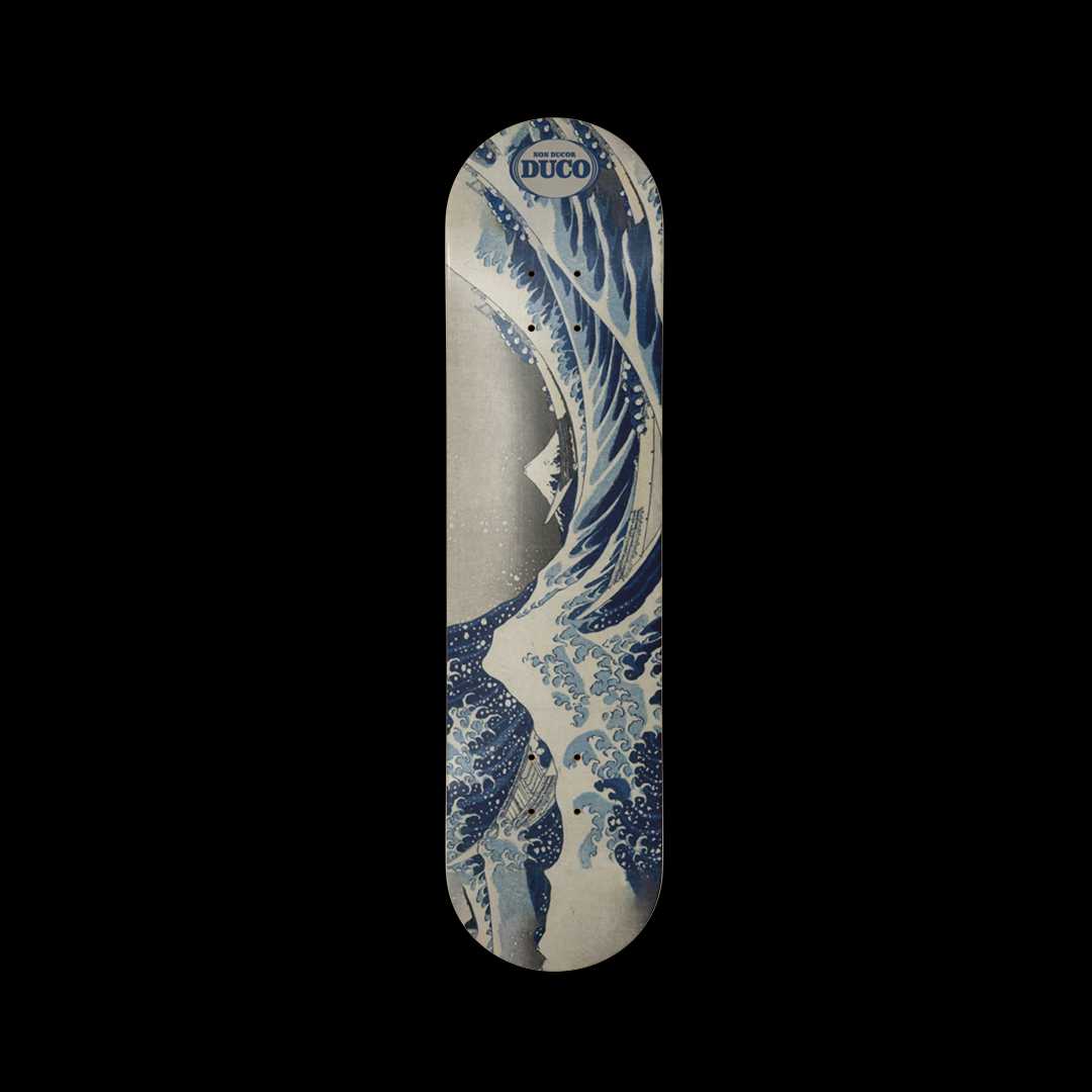 Duco Skateboard- The Great Wave