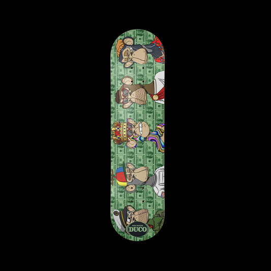 Duco Skateboard- Clean Green