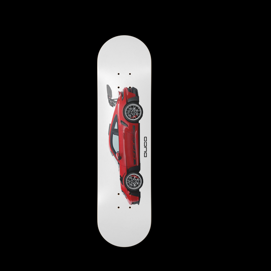 Duco Skateboard- Porsche 911 GT3 RS Guards Red